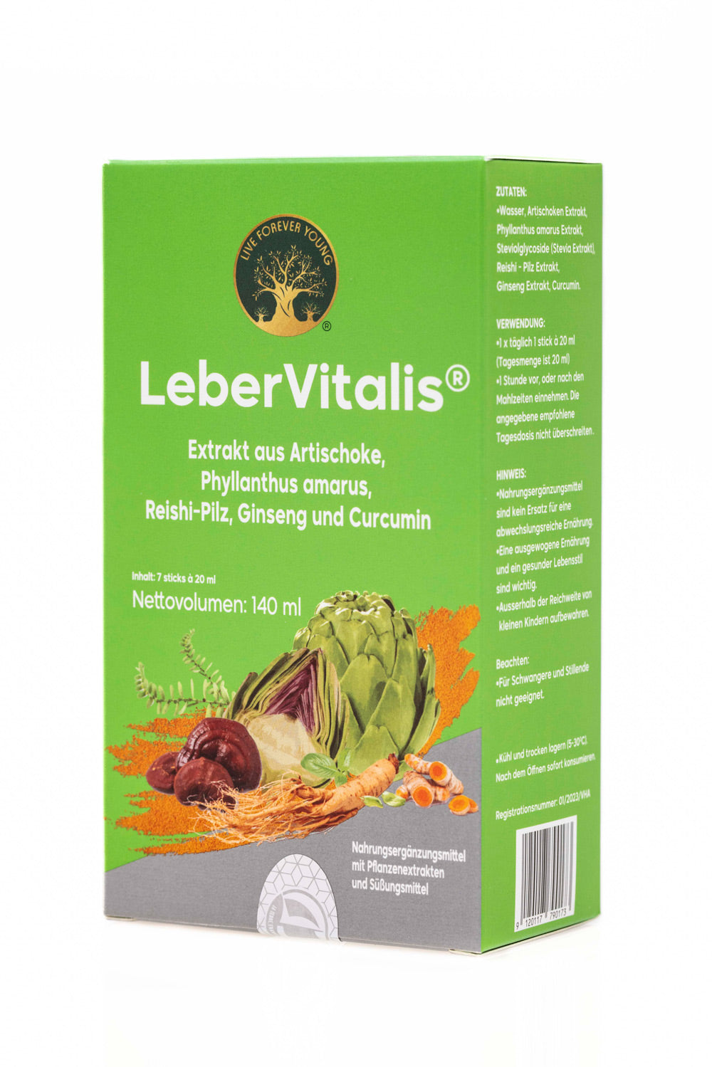 4 - LeberVitalis Wochen-Kur (pro Packung 7 Sticks à 20ml)